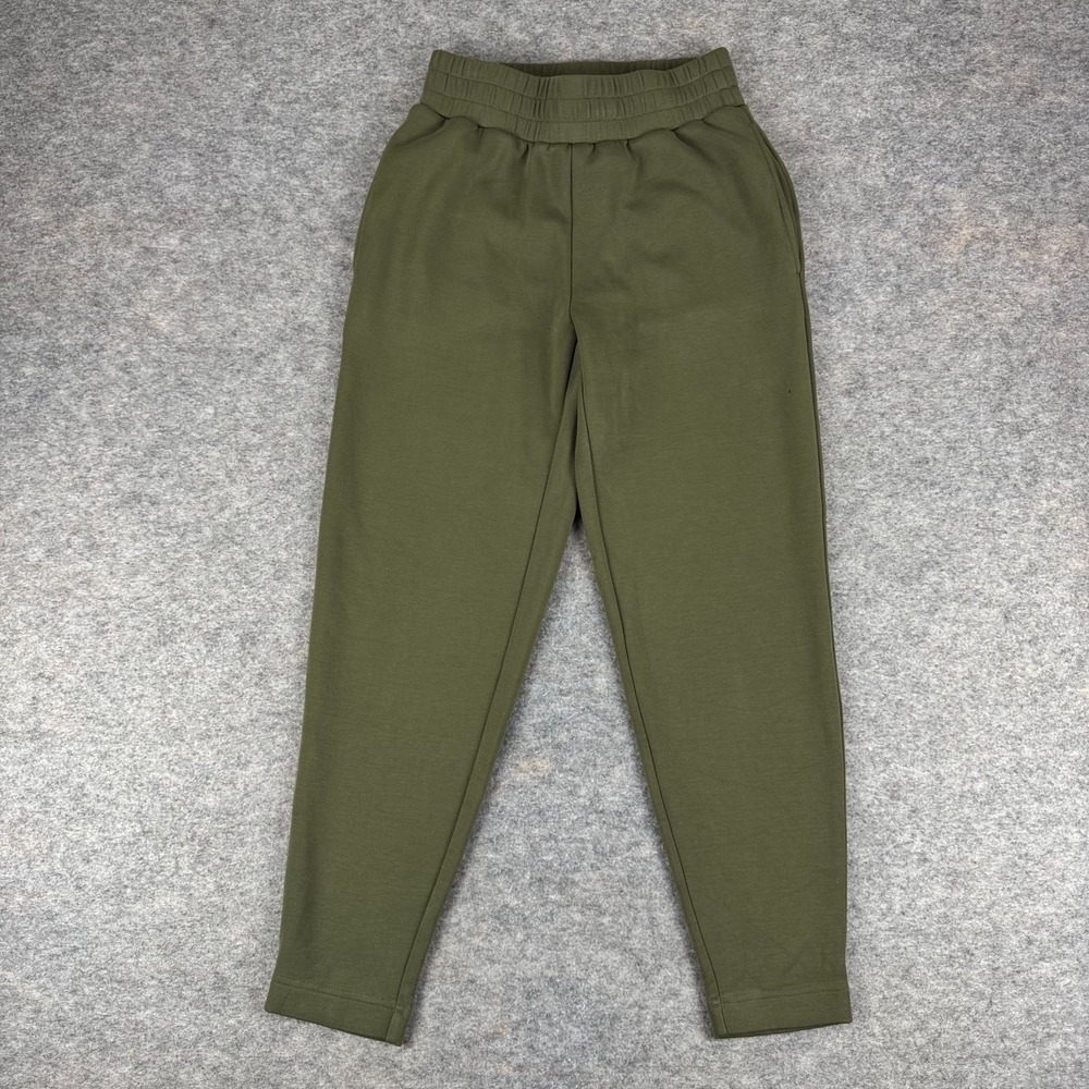 Varley The Slim Pant 25" Joggers Double Soft Olive Night Green Womens 2XS *
